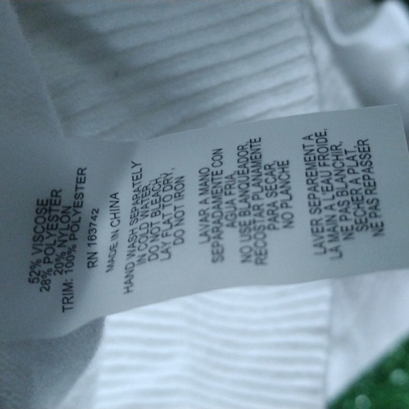 Anthropologie Sioni White Cardigan with Ruffled Sleeves - Picture 3 of 4